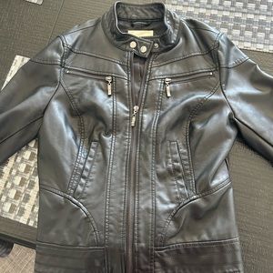 Altar'd State Black Leather Jacket
